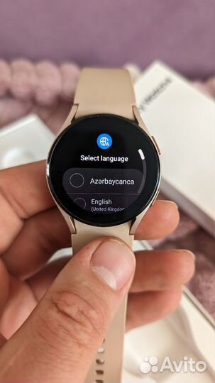 Samsung galaxy watch 4 40mm розовые