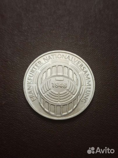 Монета 5 марок 1973