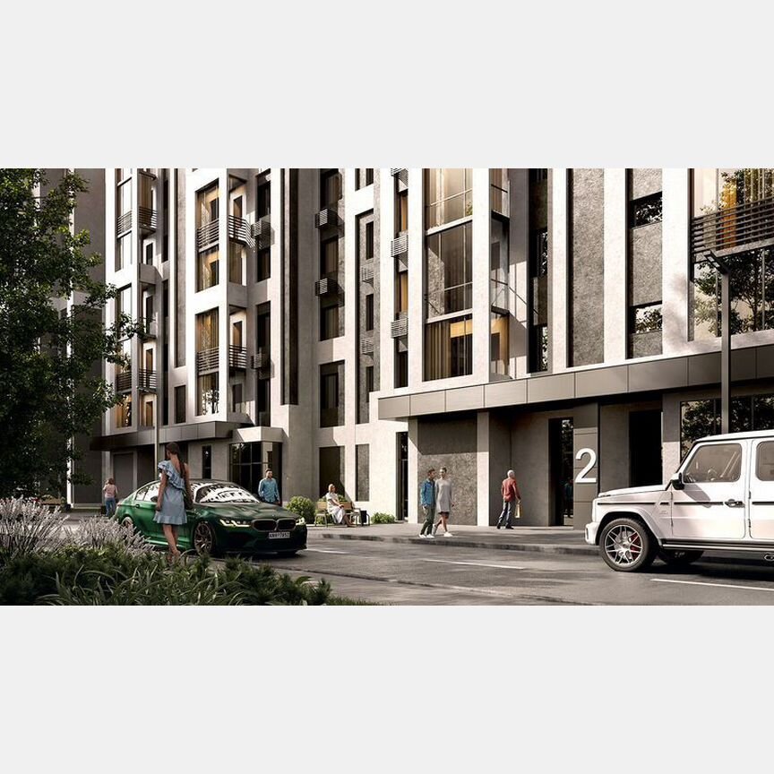 1-к. квартира, 42 м², 9/15 эт.