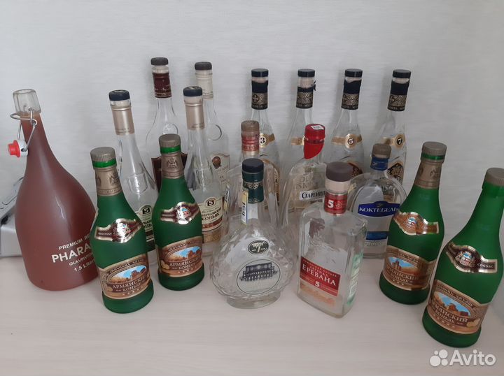 Бутылка из под коньяка