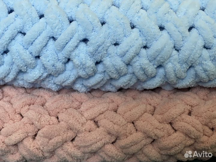 Вязанный плед детский