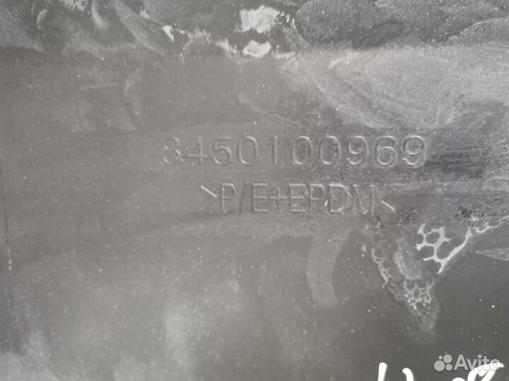 Бампер задний Гранта 2 FL цвет Черная пантера 672