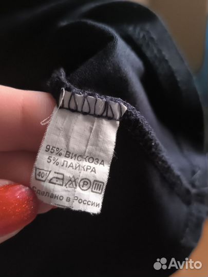 Блузка футболка женская черная 46 48