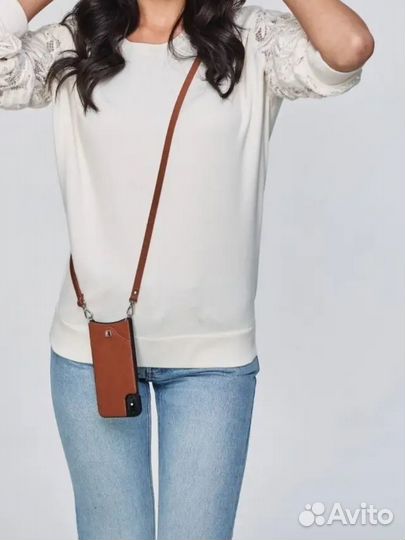 Чехол LEEWAY для iPhone X/ iPhone XS на ремешке