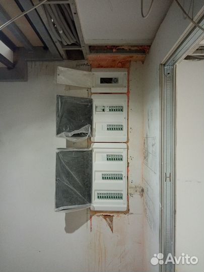 Электромонтаж чер. в квартире.Штробление,бурение