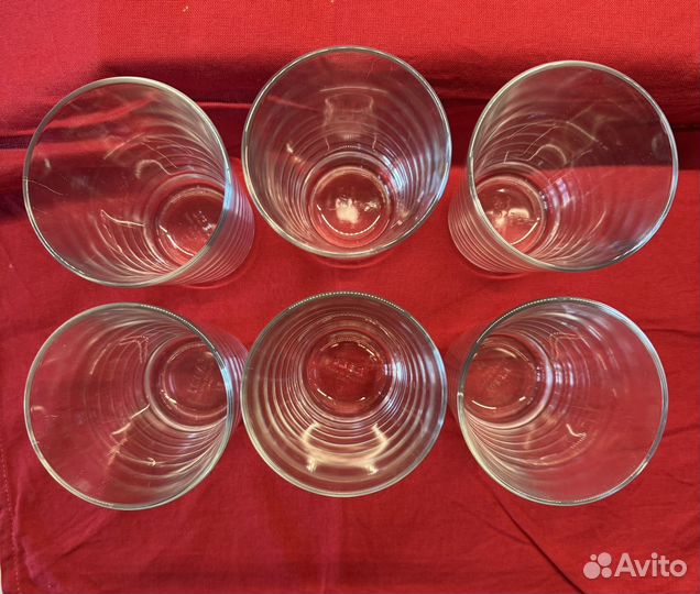 Стаканы IKEA набор 6 шт, бу, стекло