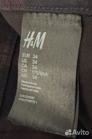 Джинсы (брюки) H&M мужские, 40 размер