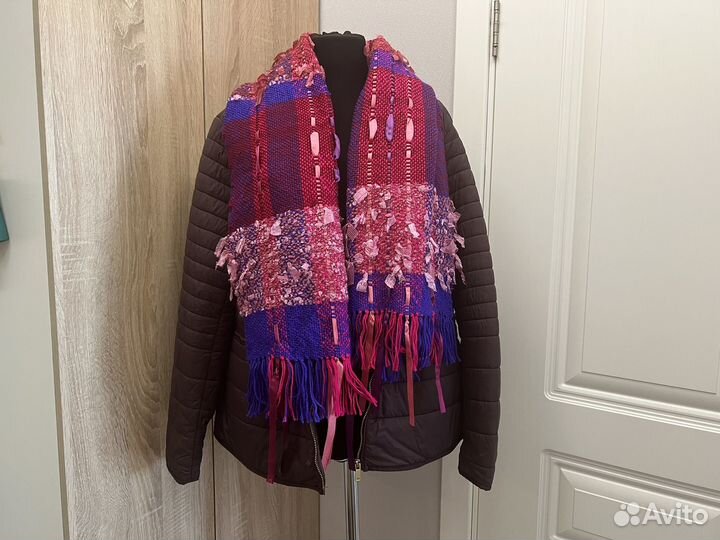 Шапка шарф снуд варежки перчатки манишка