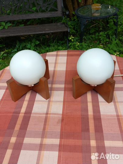 Лампы настольные винтажные 2 шт