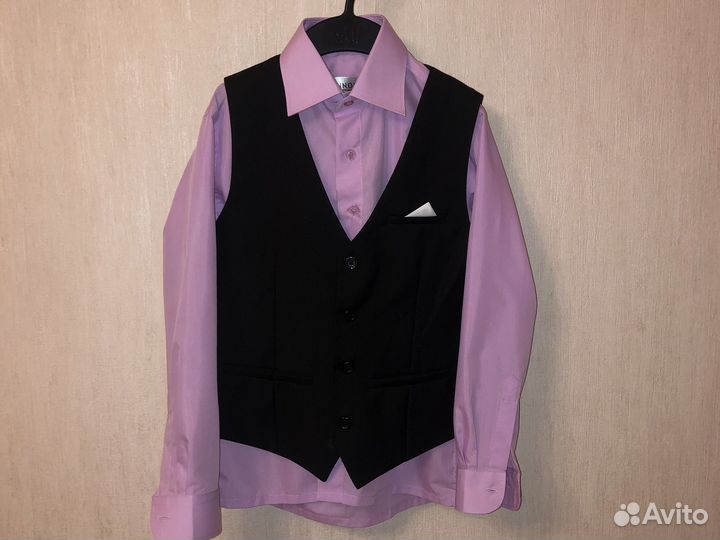 Рубашка новая, жилетка