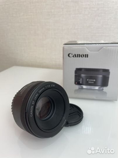 Объектив canon EF 50mm 1 8 stm