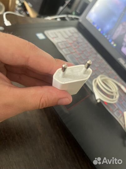 Кабель и адаптер/блок питания iPhone оригинал