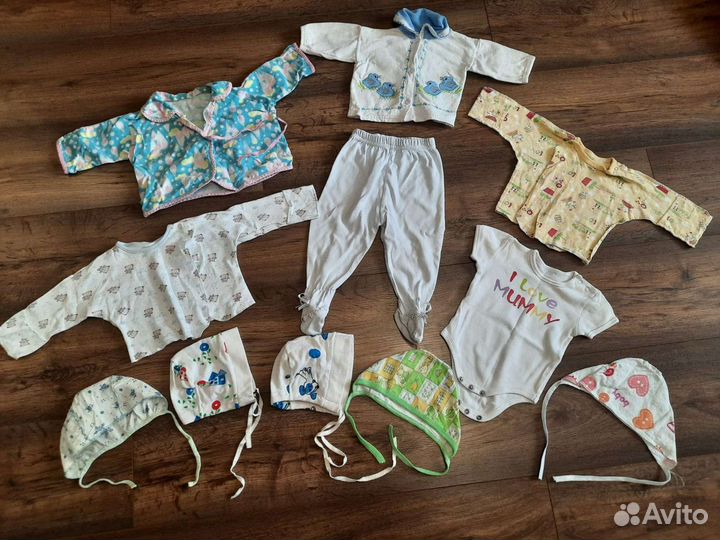 Пакет одежды и не только для девочки до 6 мес