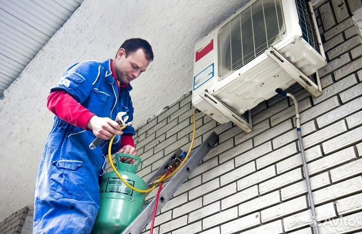 Ремонт кондиционера. Сервис, мойка, заправка