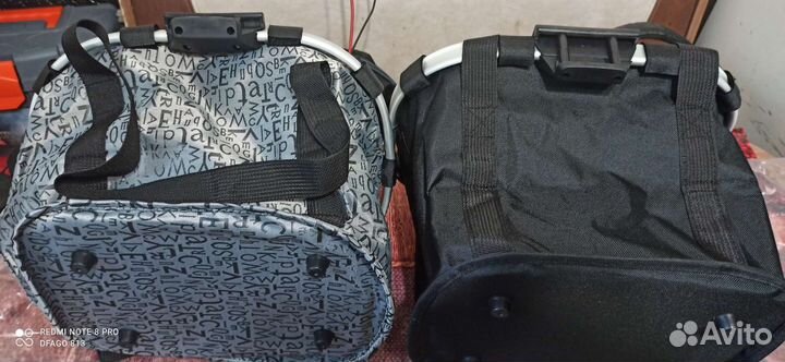 Корзина (багажник) - складная на руль велосипеда