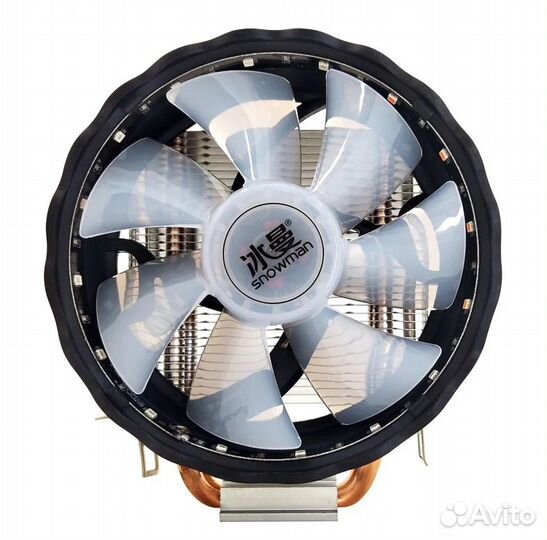 Кулер amd intel Новая башня TDP 125вт+RGB