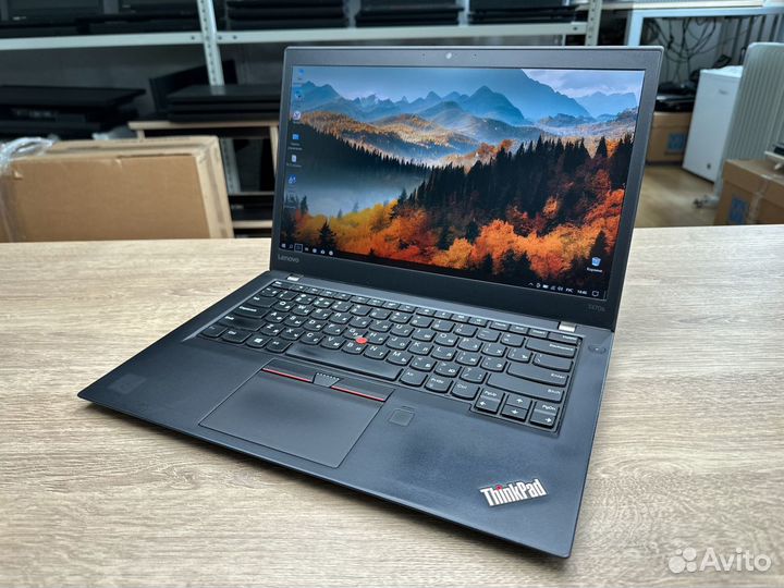 Тонкий Lenovo Thinkpad t470s intel i5 IPS