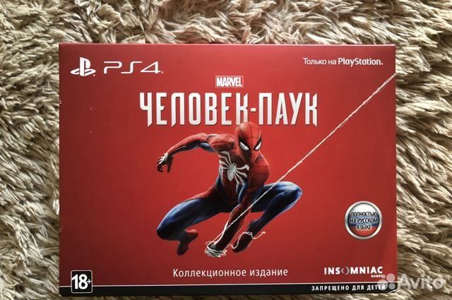 Spider-man коллекционное издание ps4, ps5