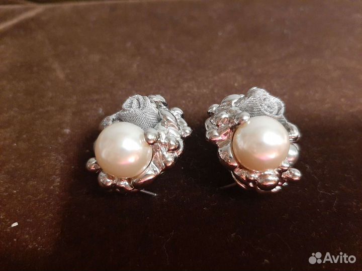 Серьги с жемчугом