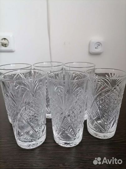 Хрустальные коктельные стаканы