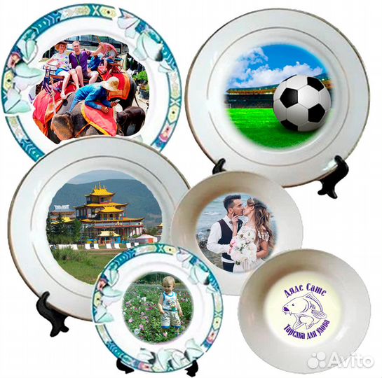 Печать на футболках, кружках, бейсболках, тарелках