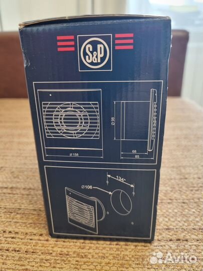 Вентилятор вытяжной Soler&Palau Decor 100С новый