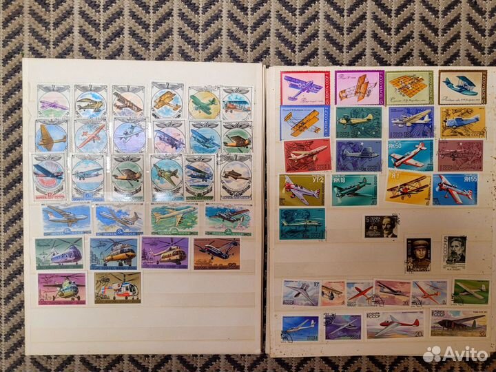 Коллекция советских марок различной тематики