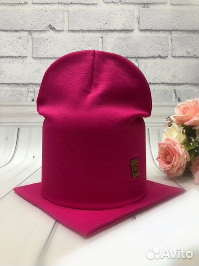 Новая деми шапка со снудом