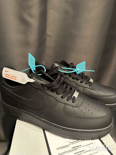 Nike air force 1 low Black Кроссовки Оригинал