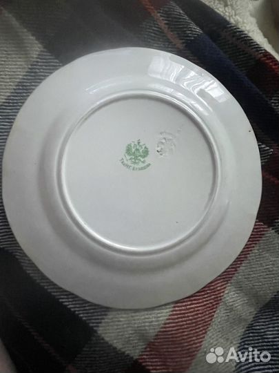 Тарелка кузнецовский фарфор