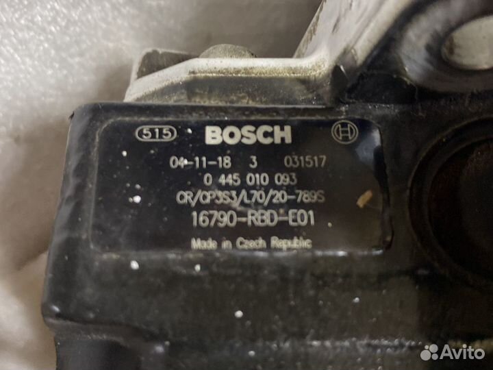 Тнвд 0445010093 2.2td Honda Accord, CR-V N22A1