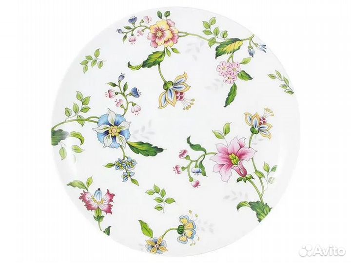 Тарелка закусочная 6 шт, 20,5 см, Костяной фарфор