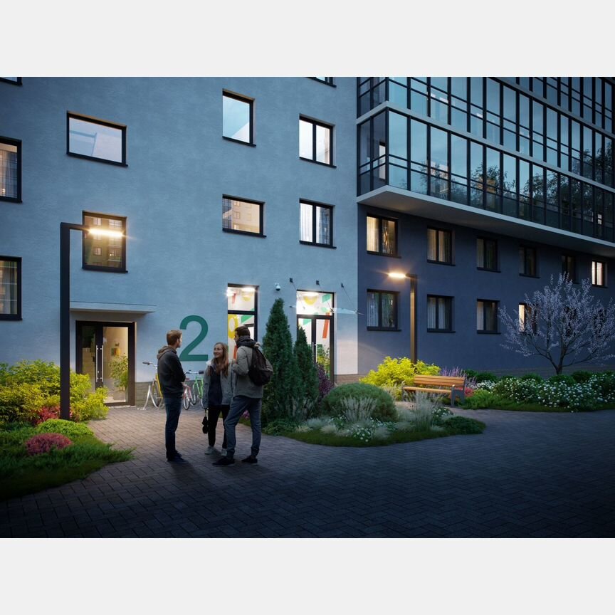 Квартира-студия, 26,6 м², 1/12 эт.