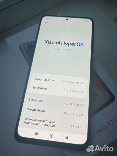 Xiaomi Redmi Note 12 Pro 4G, 8/256 ГБ