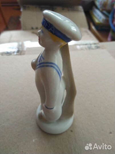 Винтажная статуэтка Морячок Аврора фарфор СССР