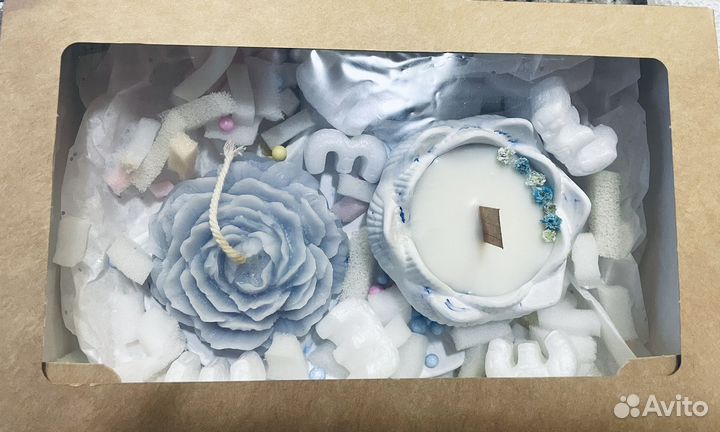 Подарочный набор.Бокс. Свечи