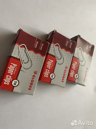 Скрепки канцелярские, скрепочницы