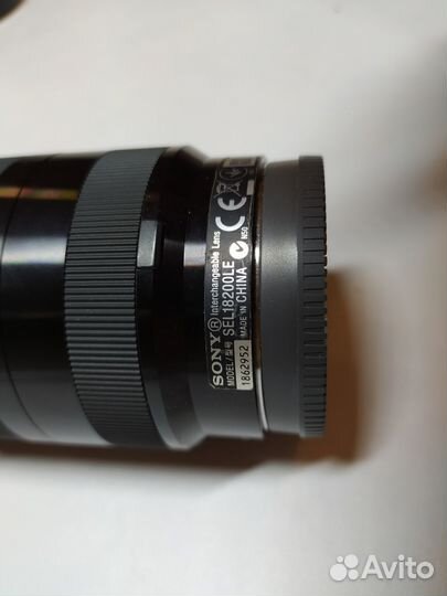 Объектив sony E 18-200mm F3.5-6.3 OSS LE