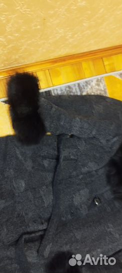 Пальто женское зимнее шерстяное 56