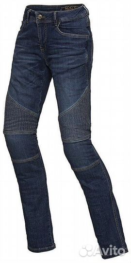 Motorcycle мотоштаны For Women Jeans Ixs classic AR moto lady Blue
