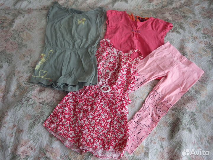 Летние вещи для девочки на рост 92 см