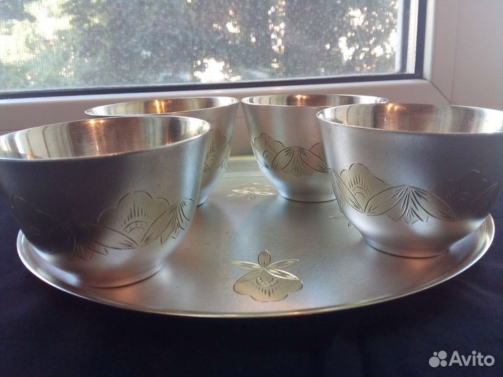 Мельхиоровые рюмки СССР