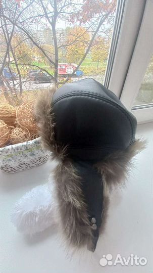 Шапка авиатор