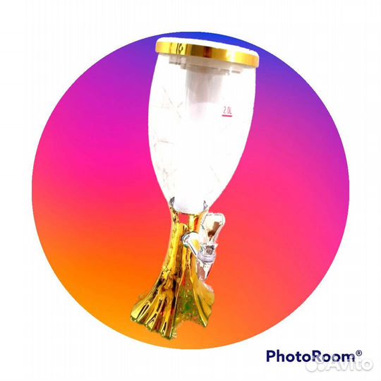 Пивная башня 2л с подсветкой новая