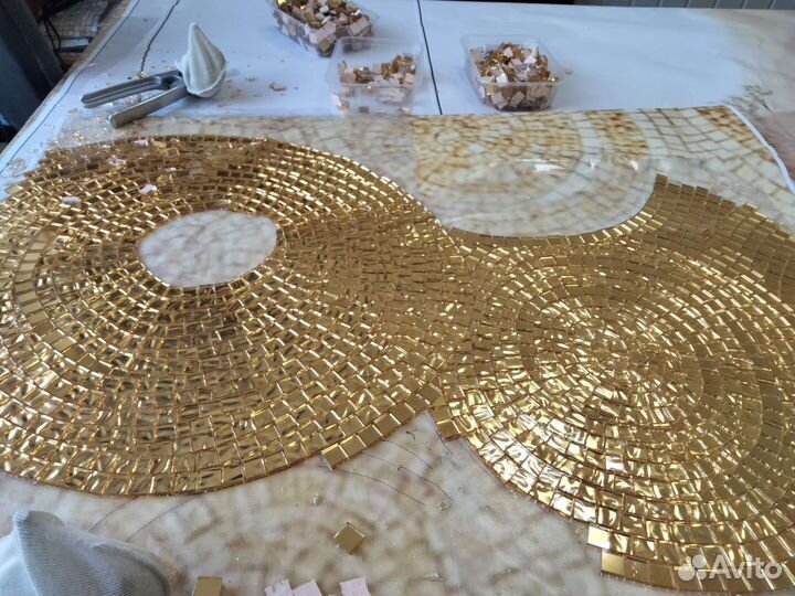 Изготовление Панно из стеклянной Мозаики