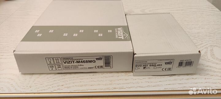 Видеодомофон новый, монитор + блок вызова