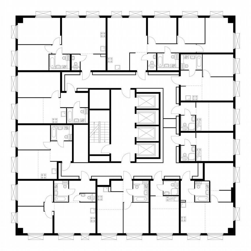 1-к. квартира, 43,1 м², 31/33 эт.