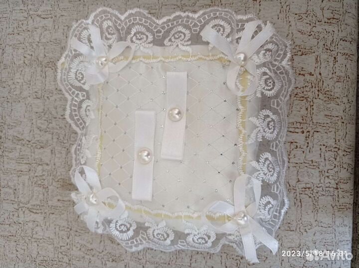 Подушечка для колец, перчатки, украшения