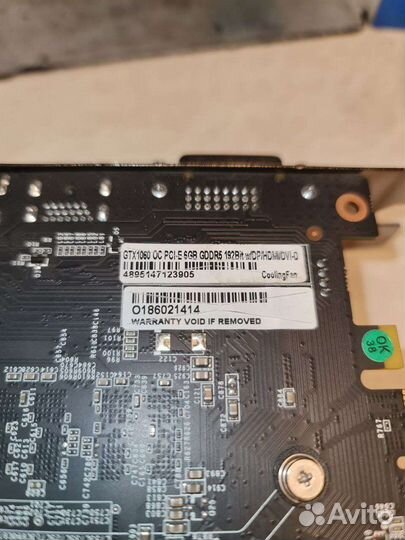 Видеокарта gtx 1060 6gb