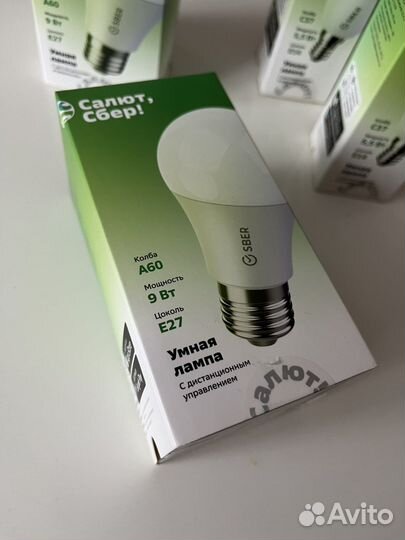Умная лампочка Сбер